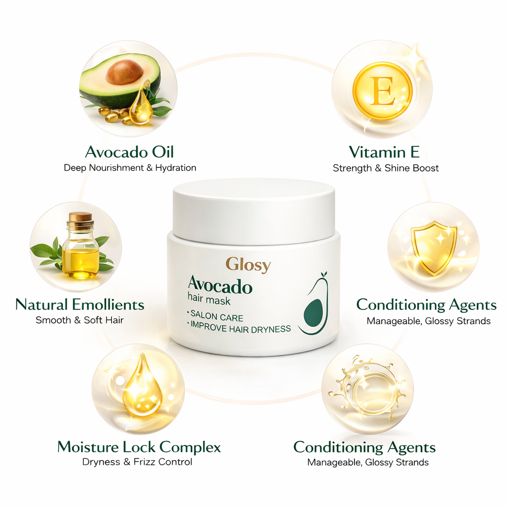 𝗚𝗹𝗼𝘀𝘆 𝗔𝘃𝗮𝗰𝗮𝗱𝗼 𝗛𝗮𝗶𝗿 𝗠𝗮𝘀𝗸